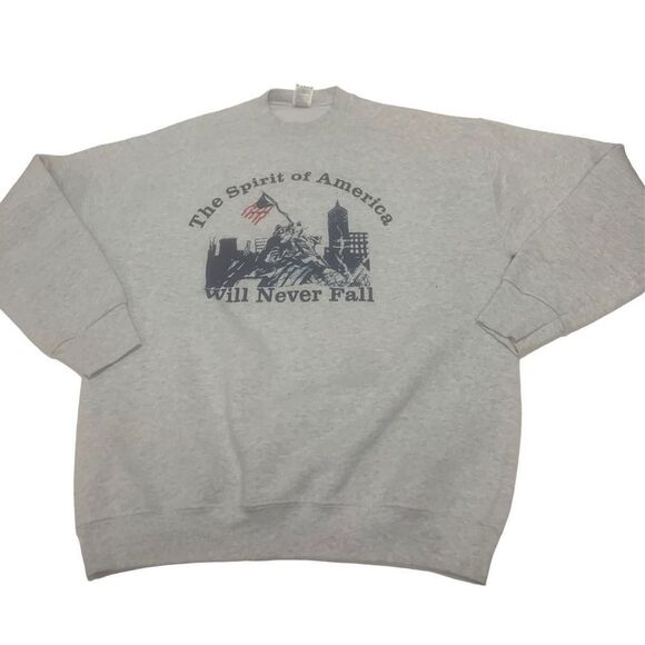 Vintage Patriotic Swestshirt - Picture 1 of 5